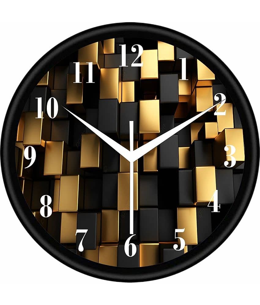 KP CRAFT Circular Analog Wall Clock