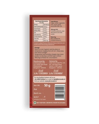 Roasted Peanut Chocolate - Pack of 2