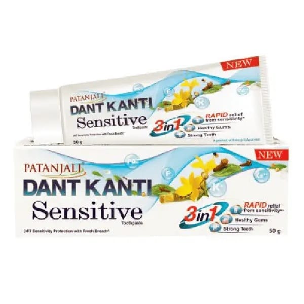 patanjali dant kanti sensitive tooth paste 50 gm