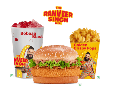  Ranveer Singh Meal McVeggie Xplode