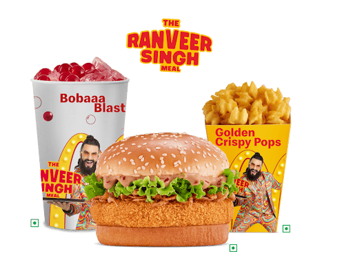  Ranveer Singh Meal McVeggie Xplode