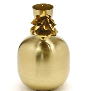 Delightful Golden Flower Vase(18*18*20)CM