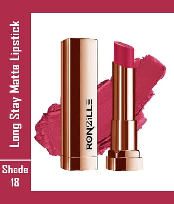 Ronzille Bubblegum Pink Matte Lipstick 4.5