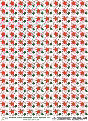 Brand Zero Premium Quality Decoupage Paper Pack of Two - Design Code: BZPQDP10278