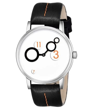 newmen MT-13 Leather Analog Mens Watch