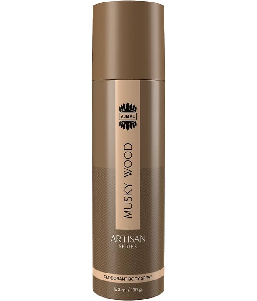 Ajmal Artisan Musky Wood Deodorant Perfume 150ML Long Lasting Spray Gift For Men Pack of 1