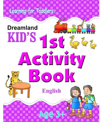 Kid's 1st Activity Book - English - Interactive & Activity  Book