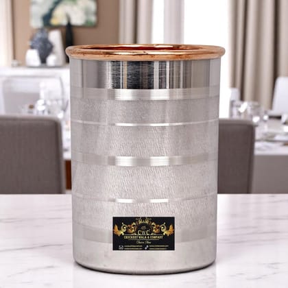 Copper Glass with Inner Copper and Outer Steel 250ml