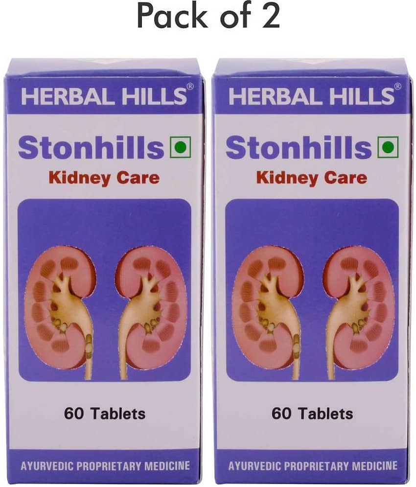 Herbal Hills Stonhills 60 Tablets - Pack of 2 Tablets 1 mg