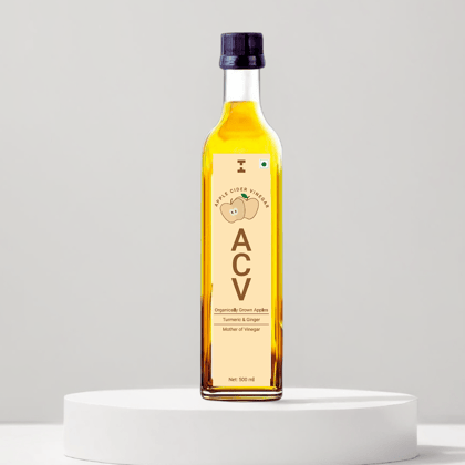 Apple Cider Vinegar with Mother | Organically Grown Apples | Raw, Unpasteurized & Unfiltered | 500ml