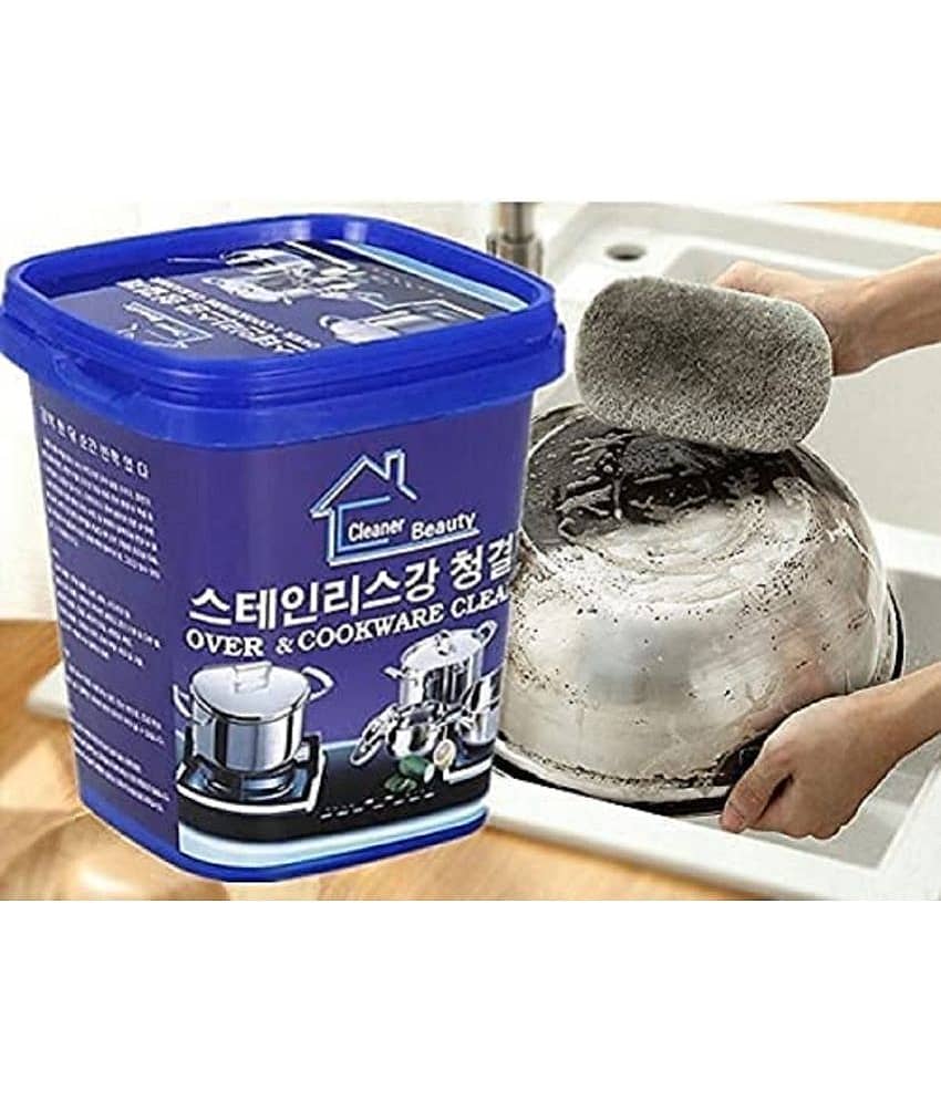 DHSMART Oven & Cookware Cleaner All Purpose Cleaner Paste Multi-Purpose Removes Household Clean Universal 450 g