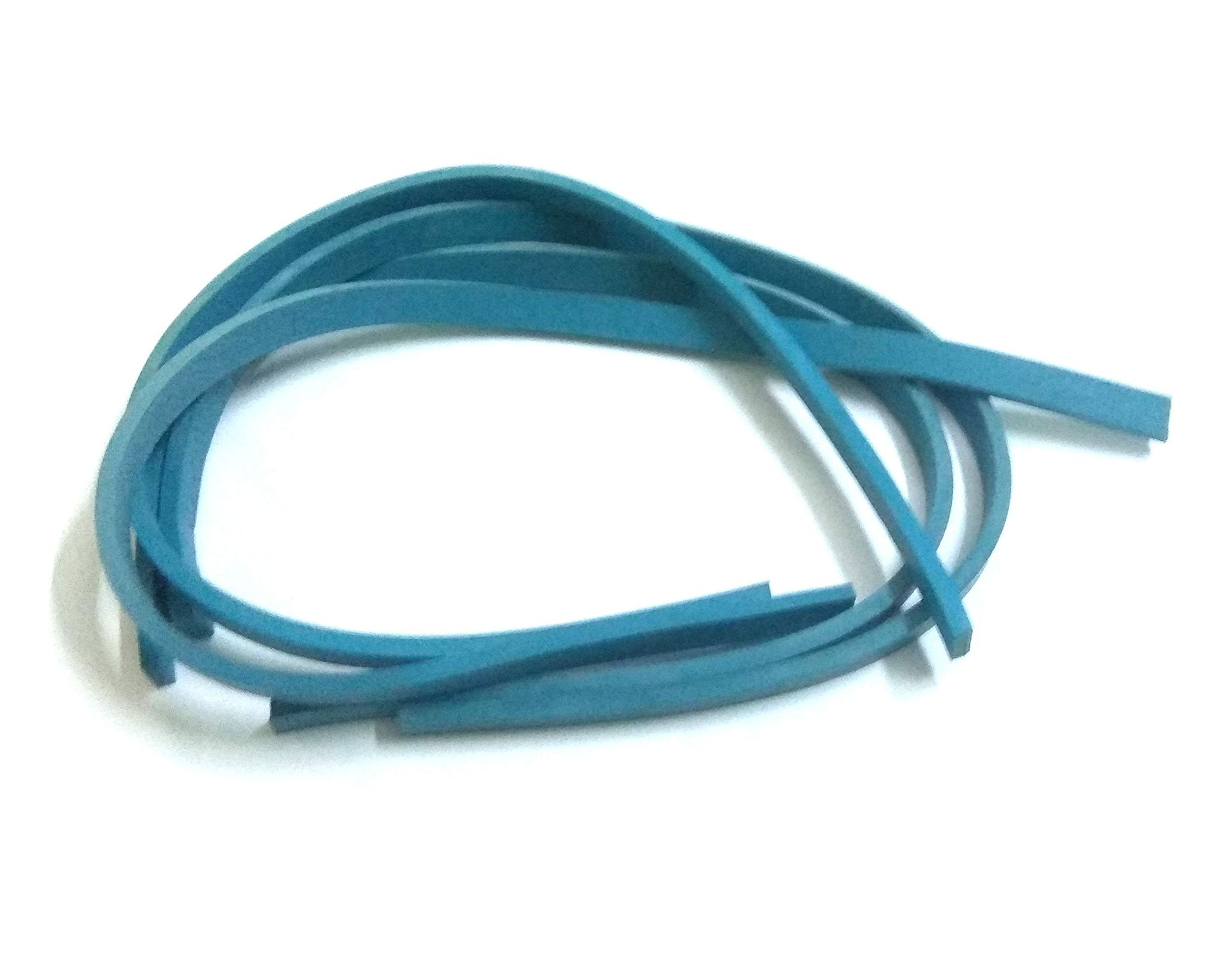 nawani 4 pic outdoor long lasting rubber tube, size - flat 1 cm and 18 inch length-Blue