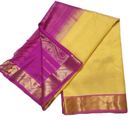 Pure Silk Saree Elegant Cotan Design