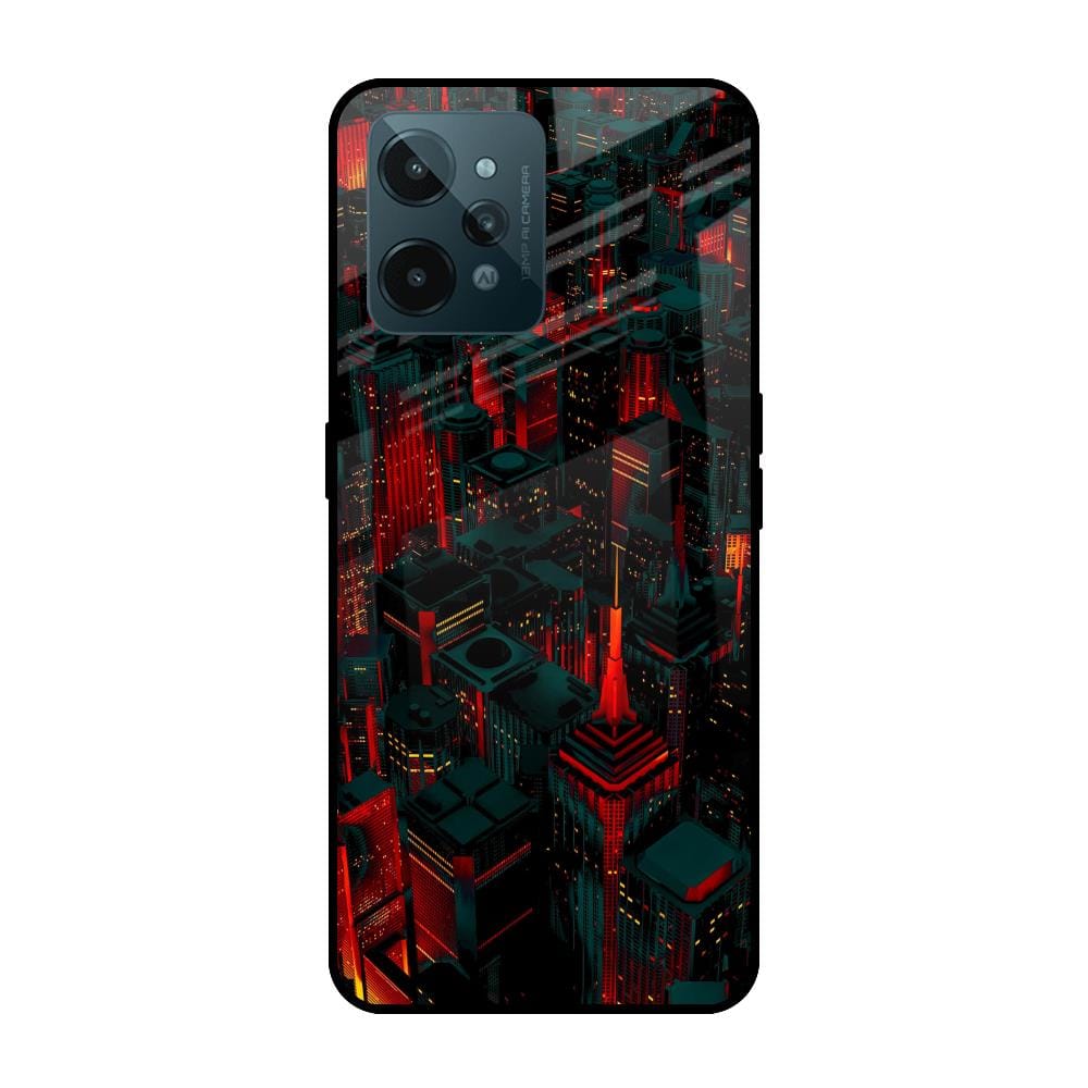 City Light Glass Case For Realme C31