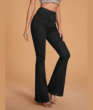 Broadstar - Black Cotton Bootcut Women's Jeans ( Pack of 1 )