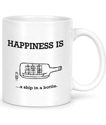 Idream Quote Printed Ceramic Coffee Mug 1 Pcs 330 mL