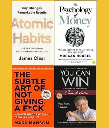 Atomic Habits + The Psychology of Money + The Subtle Art + You Can Win