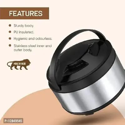 Mumma's LIFE Stainless Steel Thermoware Casserole with Lid for Roti/Chapati