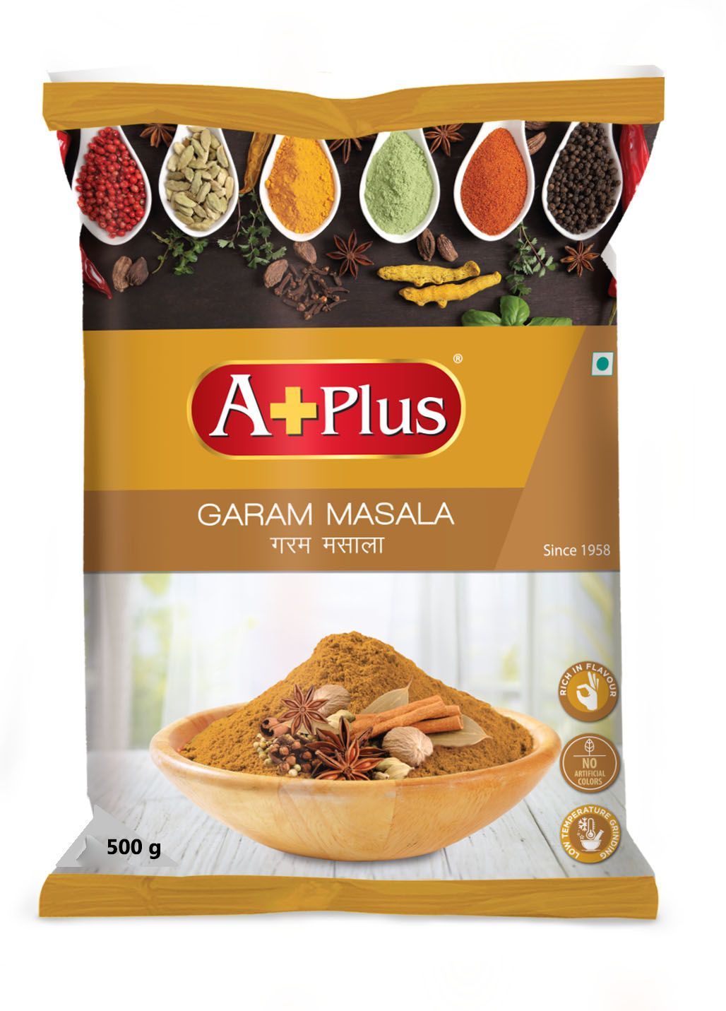 Aplus Garam Masala Powder 500gm(pouch)