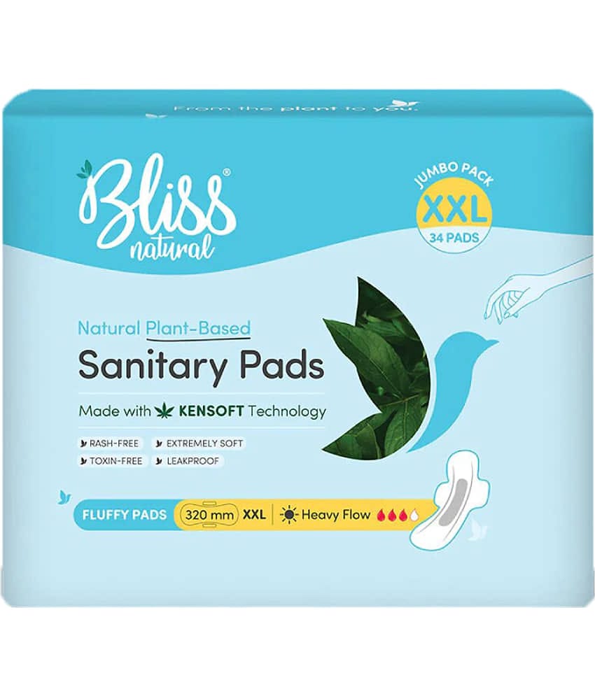 BLISSNATURAL Cottony XXL Maxi Regular Sanitary Pad