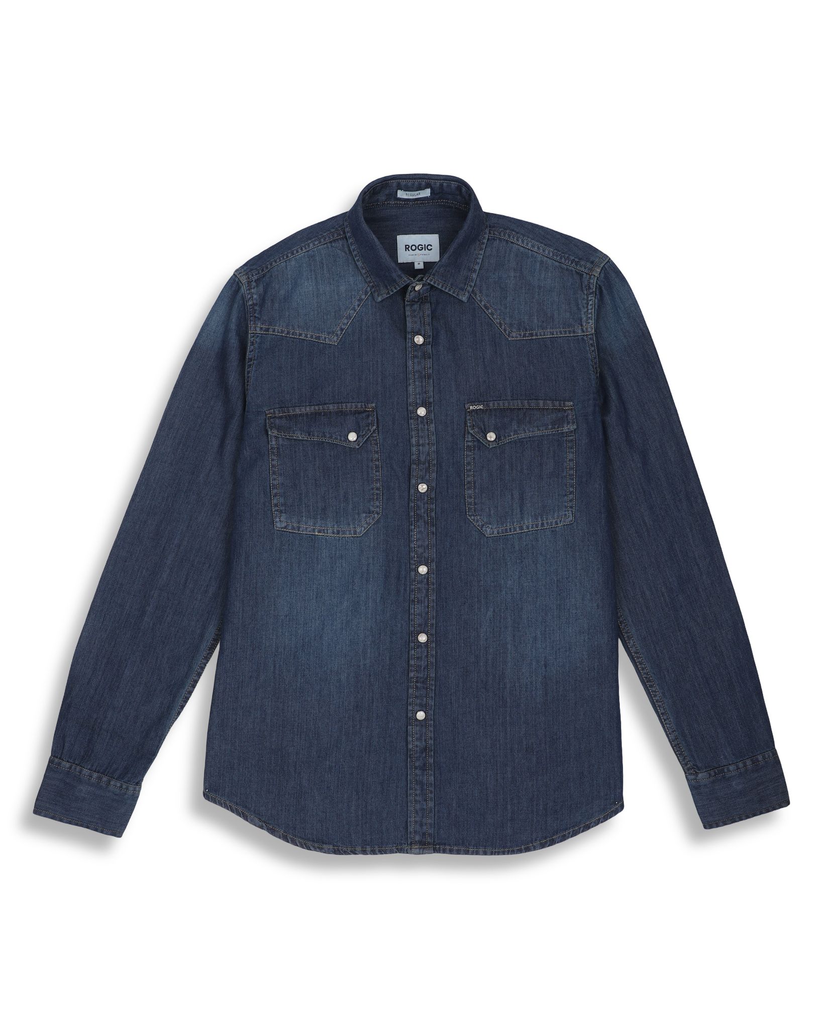 DENIM SHIRT IN INDIGO-M