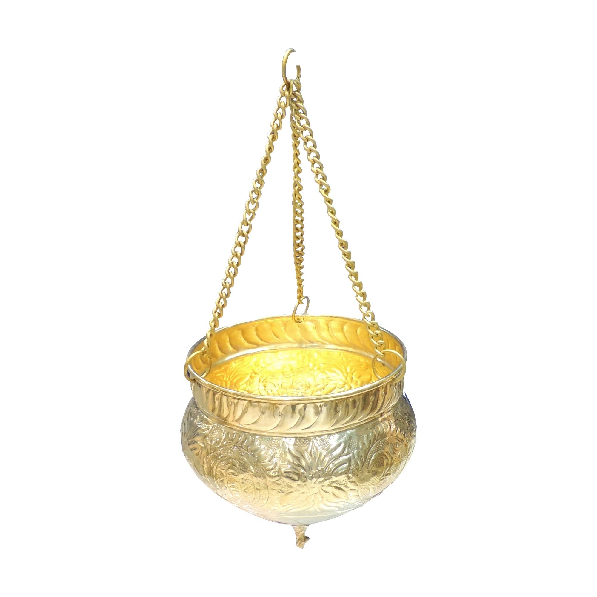 Brass Shiv Jaldhara | Shiv Dhara Patra | Brass Pooja Item for Shivling Abhishek, Height : 11 Inch (FMAS797 D)