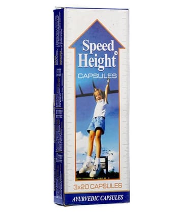 Ayurveda Cure Speed Height (3x60=180 Caps) 60 no.s Vitamins Capsule Pack of 3