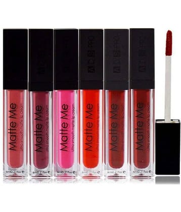 Lenon Beauty Matte Me Liquid Lipstick Multi Pack of 6 10 g