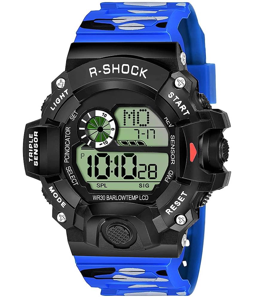 Redux - Blue Resin Digital Men's Watch