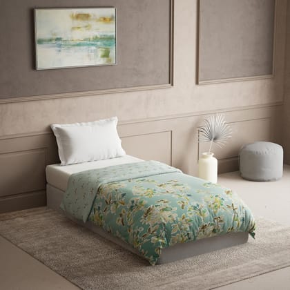 DDECOR - The Prime Collection 100% Cotton Classical Pattern 145TC Single Winter Quilt|152 CM X 224 CM| - Green