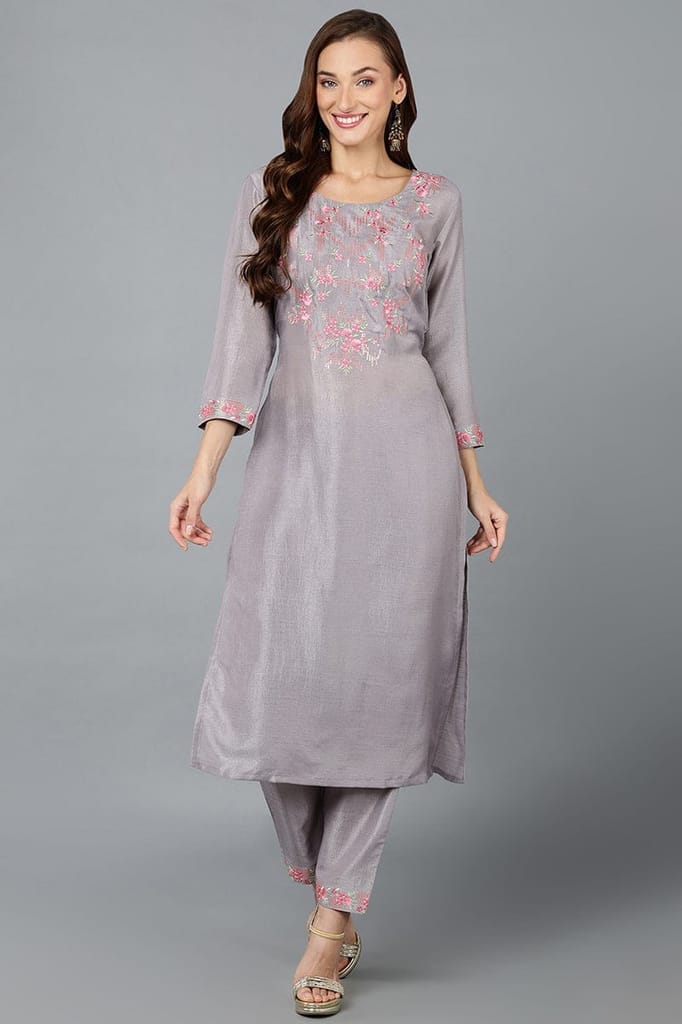Best Women Steel Silk Blend Straight Kurtas VCK9193 2026 at ShopCircuit | ONDC Best Women Steel Silk Blend Straight Kurtas VCK9193 2026 at ShopCircuit | ONDC