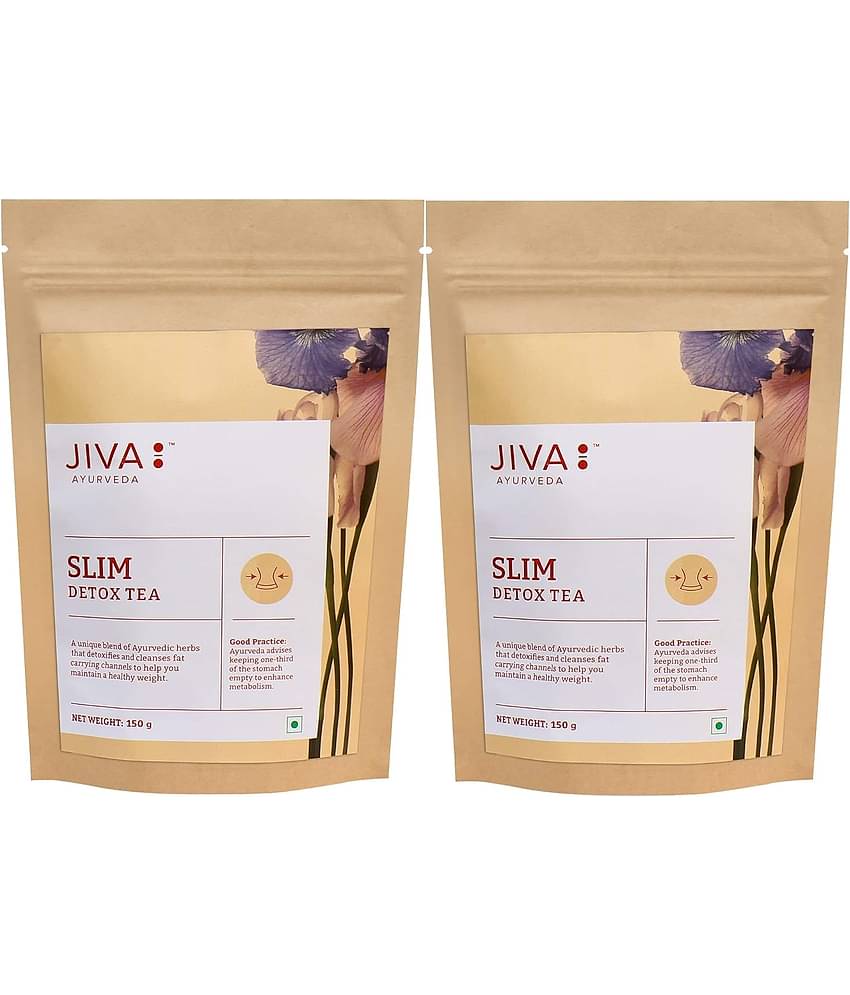 Jiva Slim Tea 100% Ayurvedic Tea -150g (Pack of 2)