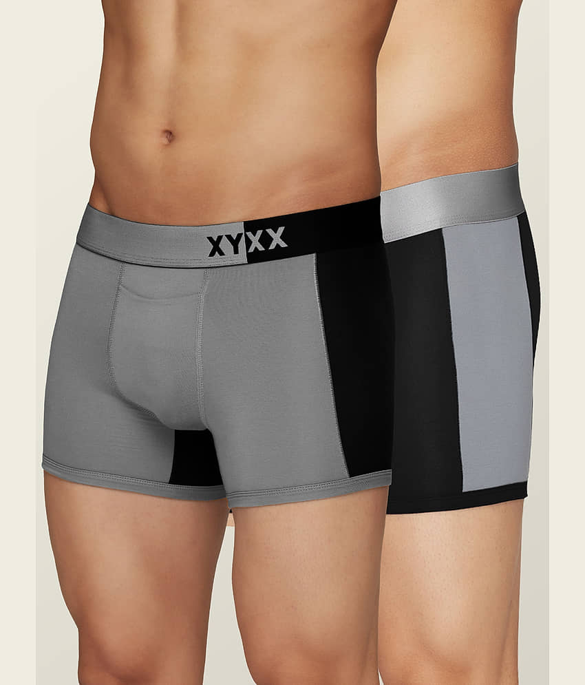 XYXX Pack of 2 Modal Trunks For Men's ( Multicolor )