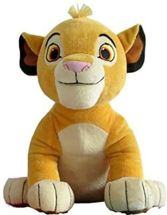 toyeez The Lion Cub Simba Plush Toy  - 30 cm  (Brown)
