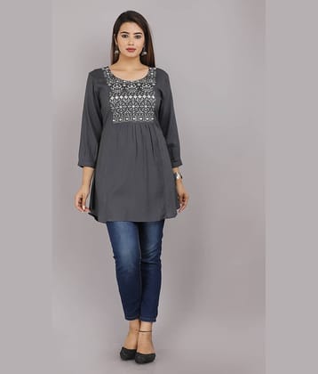 Rayon Short Kurti For Women (Pack of 1)