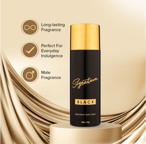 SIGNATURE BLACK DEO 200ML