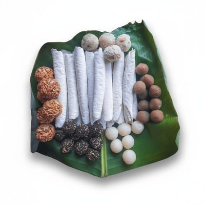 Assorted Traditional Indian Sweets Platter - 1 kg - One assorted platter pack