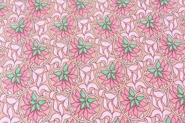 3001-Hometrade India-Standard King Size (90*108 Inches)-Pure Cotton Jaipuri Double Bedsheet With Matching Pillow Cover
