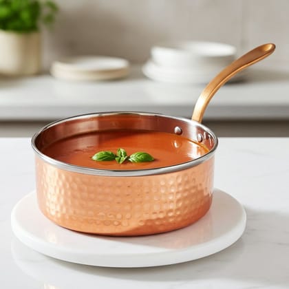 Copper Steel & Brass Sauce Pan No. 2 (BCMAS142 C)