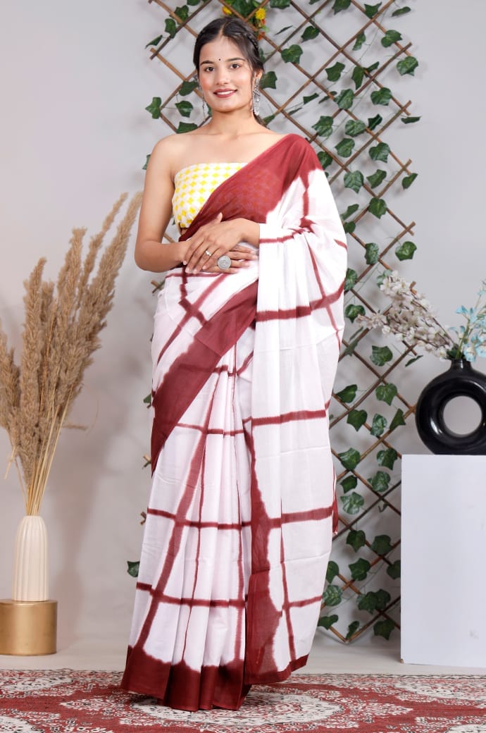 Cotton 92*80 Mulmul Saree