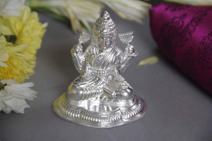 Silver Lakshmi idol-50gms