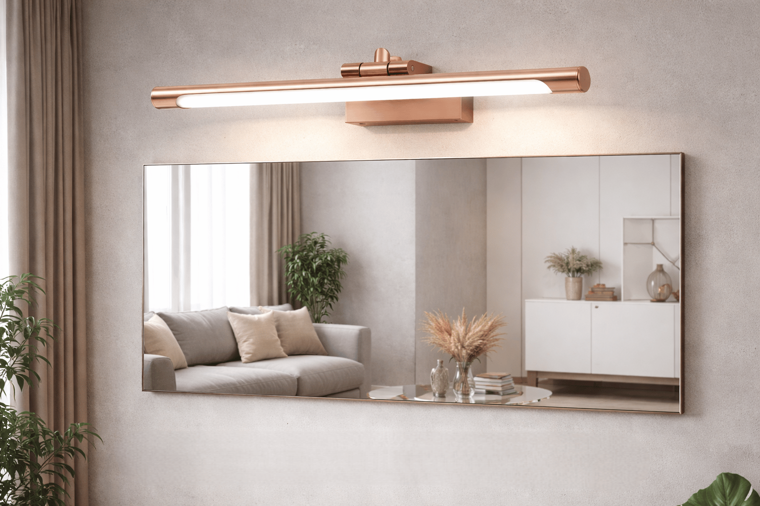 SPARKWORLD 12W LED Picture / Vanity Wall Light (3 Color Mode) – Rose Gold Finish, Adjustable, Wall Mounted | Colour: LX375WL|12W|CP