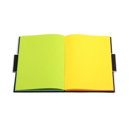 Anupam Vivid Multi Colour Paper Writing Journal Notebook 80 Gsm-Plain