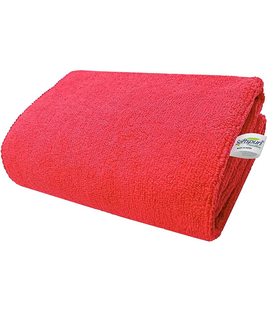SOFTSPUN Single Gym Towel Red
