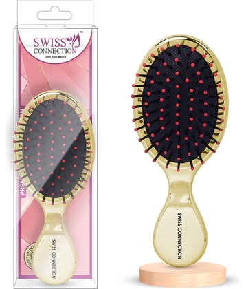 Swiss Connection Round Brush For All Hair Types ( Pack of 1 )