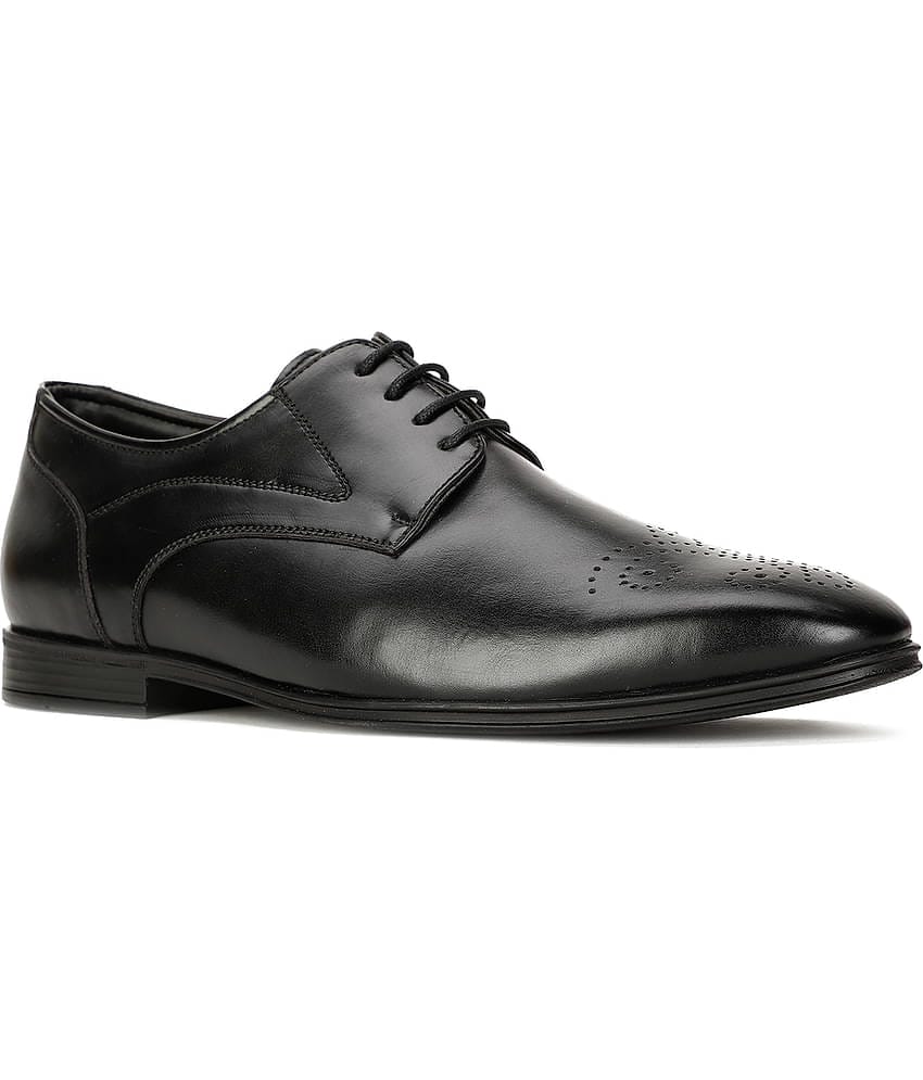 Bata Black Men's Derby Formal Shoes