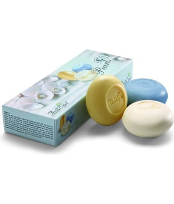 ANUSPA Anuspa Pearl Set - Exclusive pack of 3 herbal soaps Bathing Bar 375 g