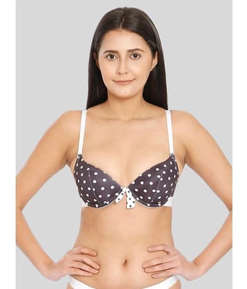 ILRASO Pack of 1 Nylon Lightly Padded Womens Push Up Bra ( Multicolor ) - None