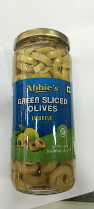 Abbie's Green sliced Olives In brine 
