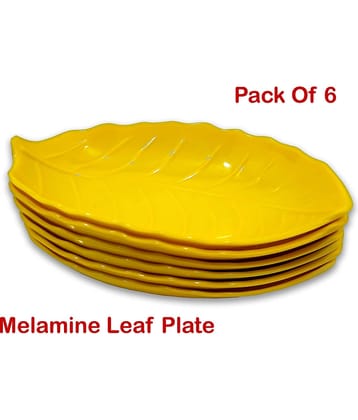 Inpro 6 Pcs Melamine Yellow Platter